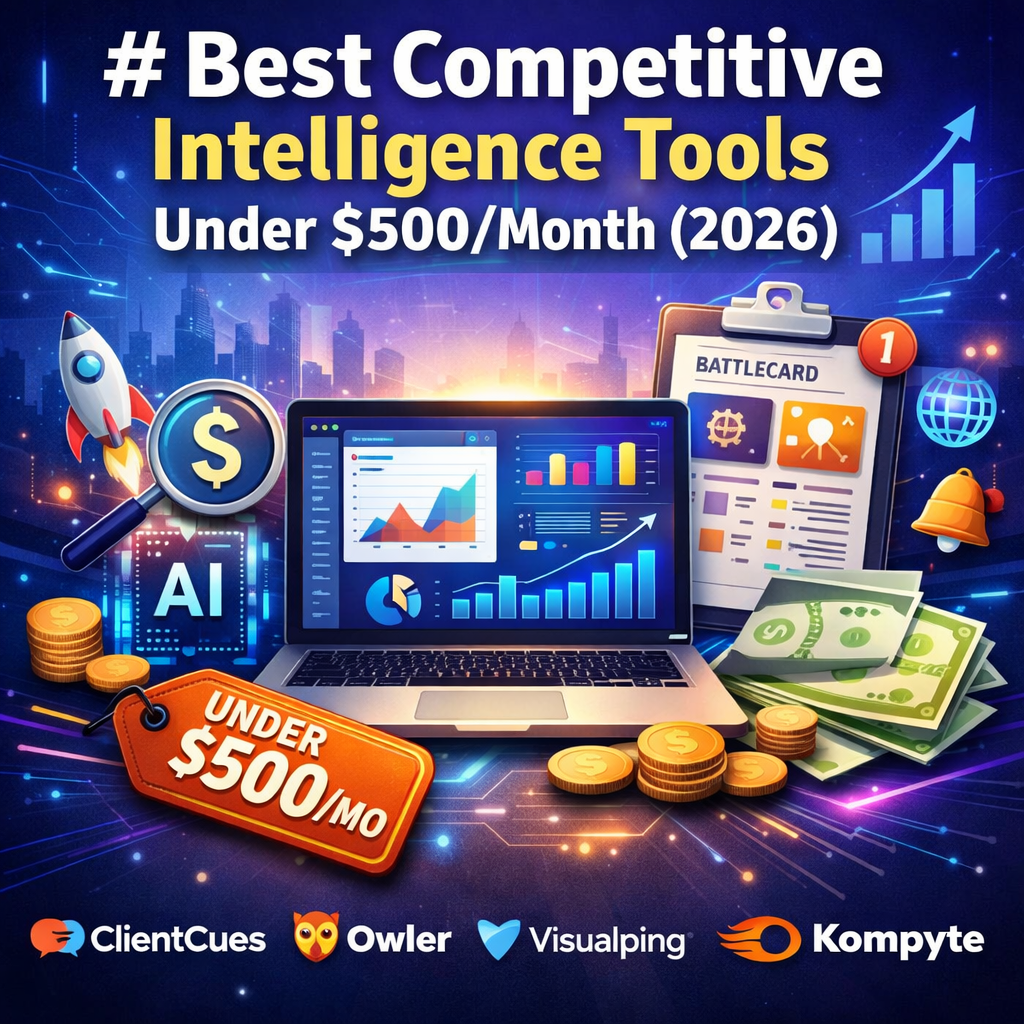Affordable competitive intelligence tools comparison chart