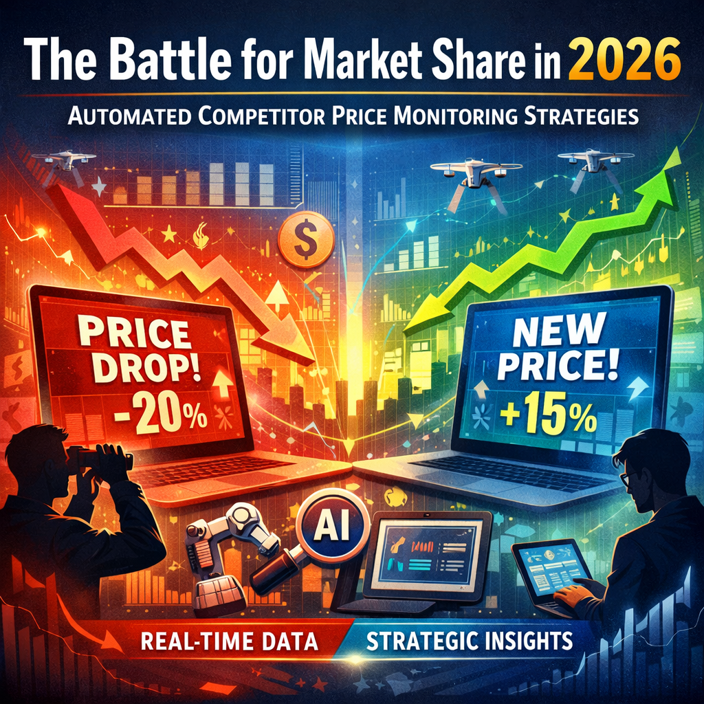 Automated competitor pricing monitoring dashboard