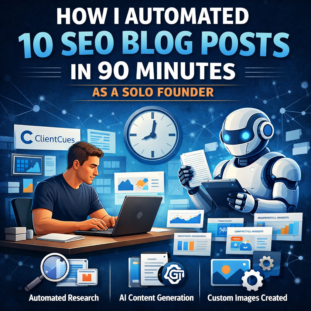 AI workflow automation to generate SEO blog posts at scale