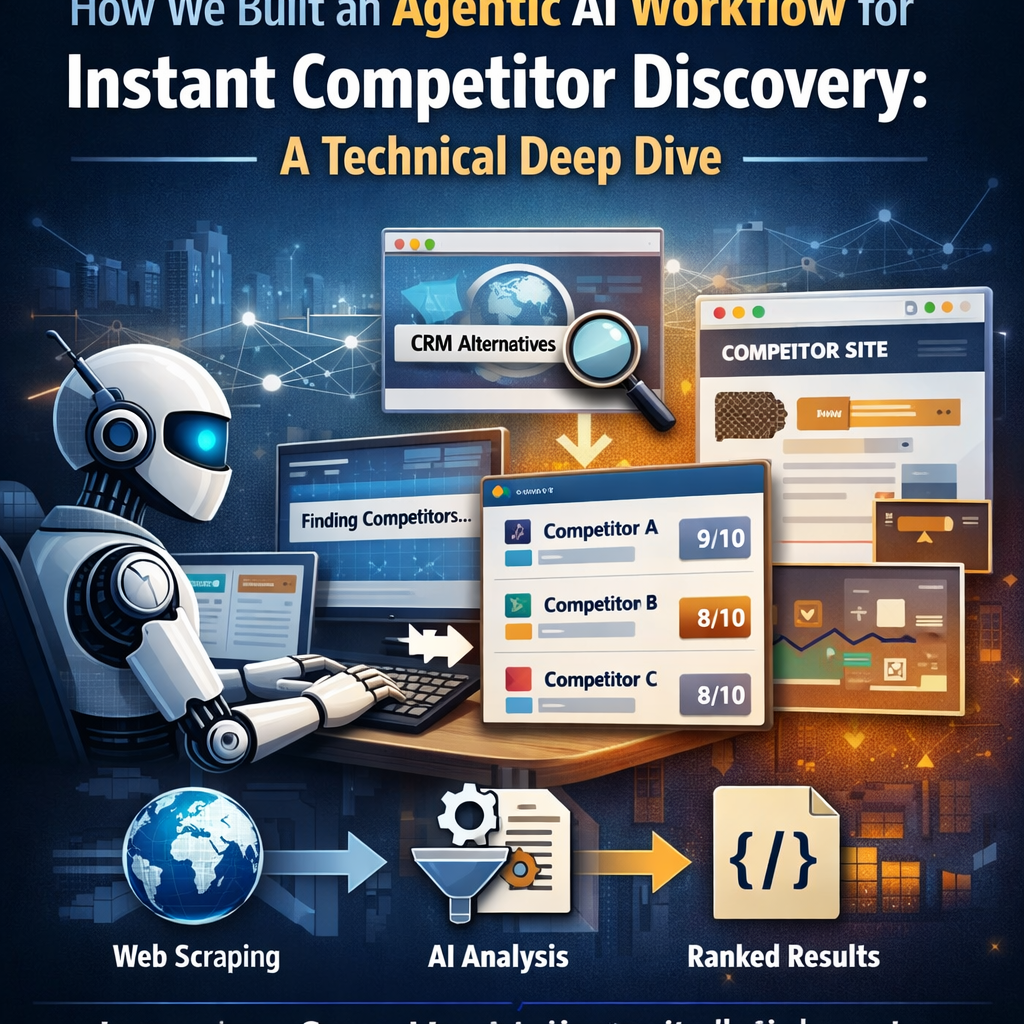 How We Built an Agentic AI Workflow for Instant Competitor Discovery