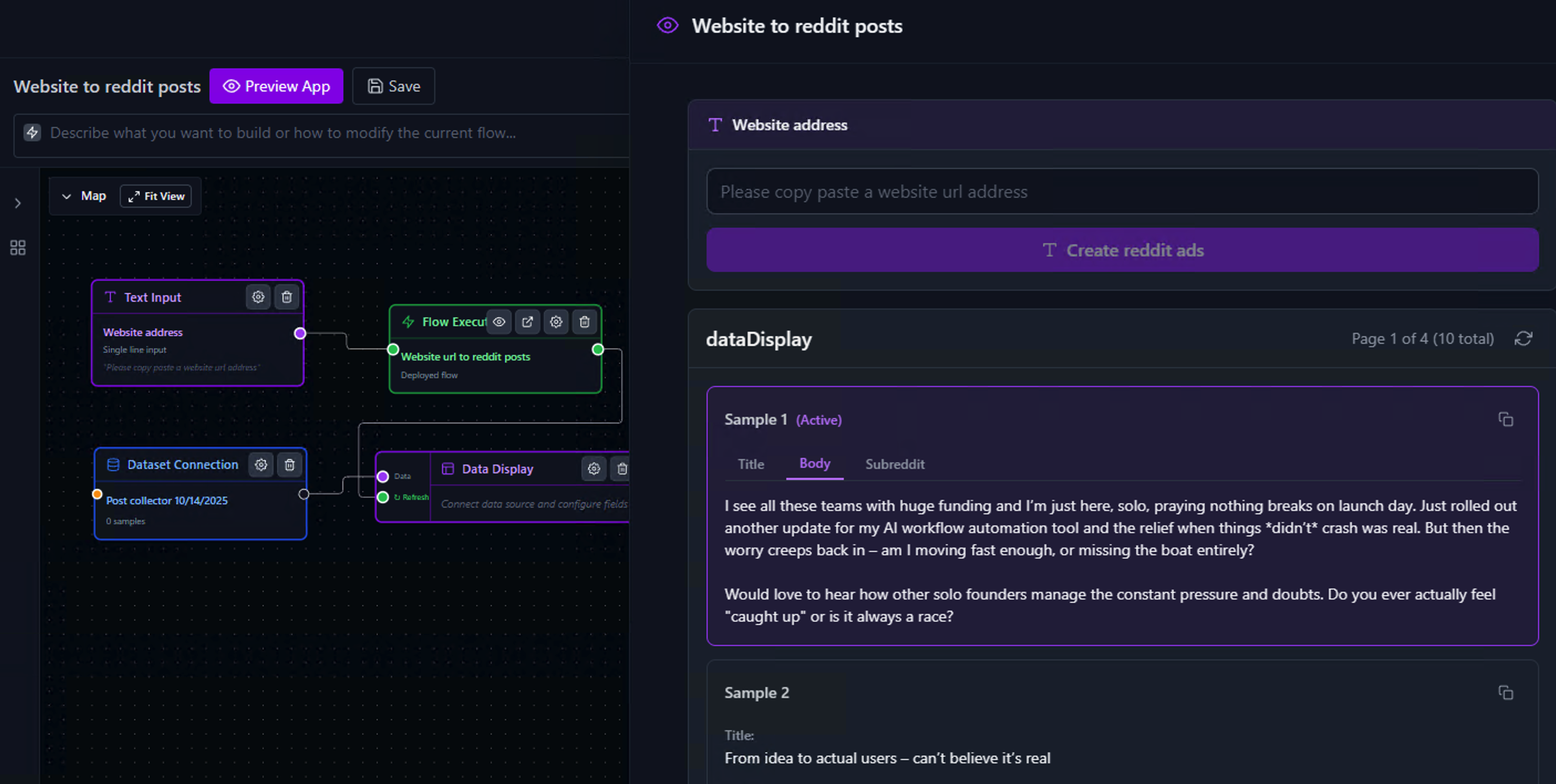 Website to Reddit Posts